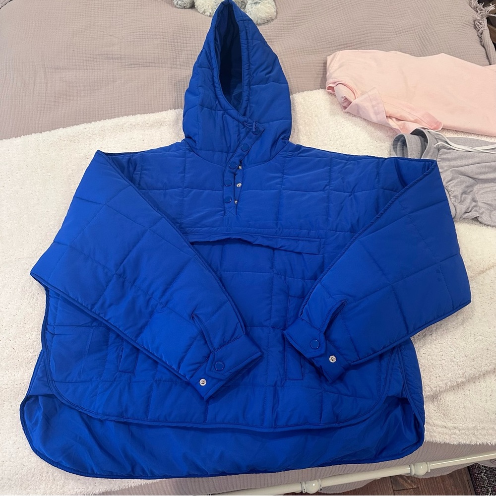 Altar'd State Blue Quilted Jacket